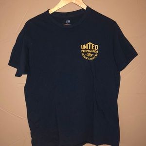 Navy Blue Obey Short Sleeve Tee